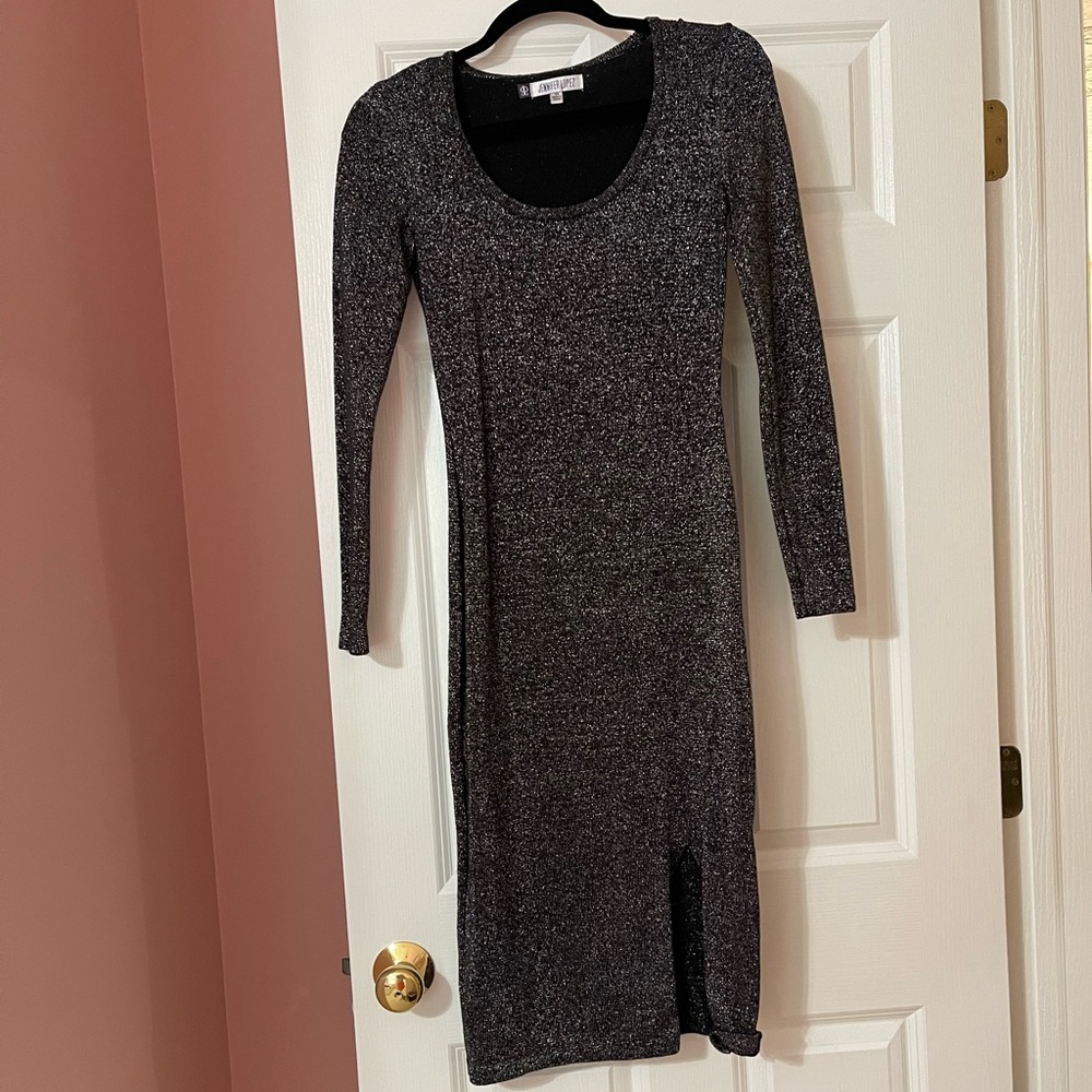 Jennifer Lopez Long Sparkly Dress Size XS JLo